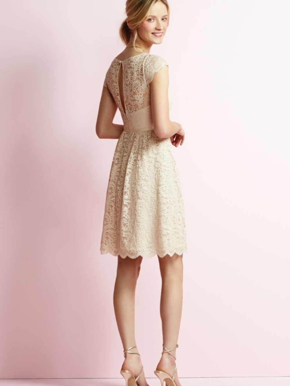 Jenny Yoo Lace Dress -Size 8 - Picture 2 of 3